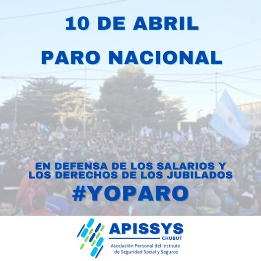 POR LA DEFENSA DE LOS SALARIALES Y LOS DERECHOS DE LOS JUBILADOS. #ParoGeneral