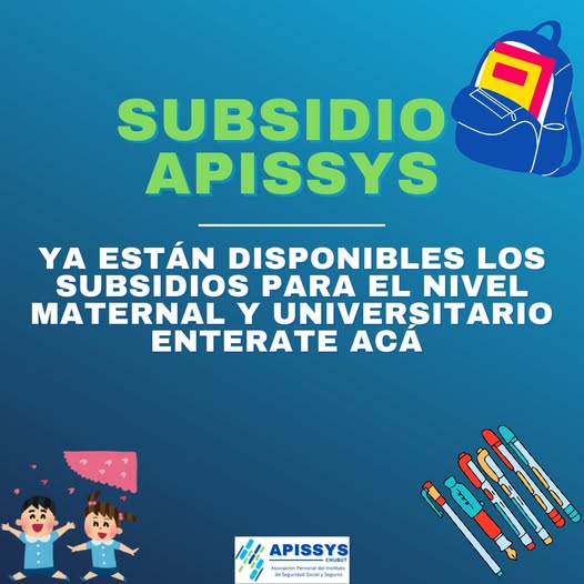 SUBSIDIOS APISSYS