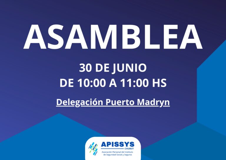 📢 Asamblea Informativa en Puerto Madryn